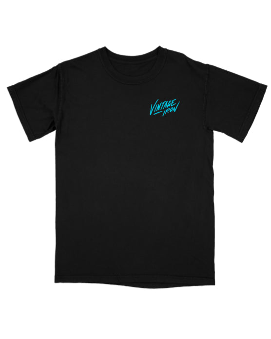 Classic Triangle T-Shirt - Black/Blue