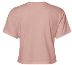 Work Harder Crop Top - Desert Pink