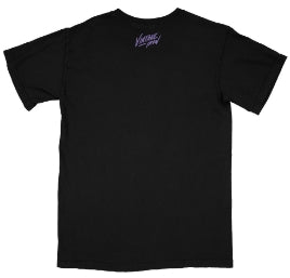 Vintage Football Pump Cover - Black/Purple