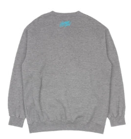 Vintage Football Crewneck - Grey/Blue