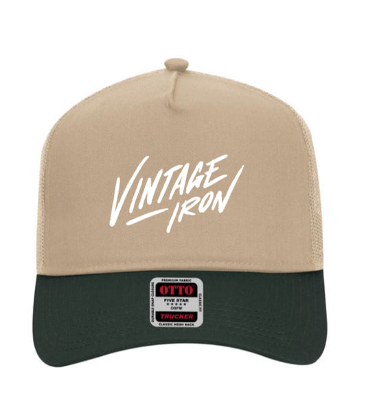 CLASSIC TRUCKER - Tan/Green