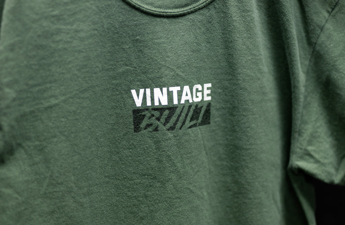 Vintage Built T-Shirt - Olive Green