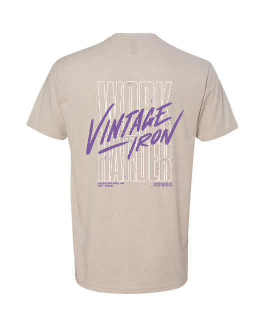 Work Harder Revamp Tee - Cream