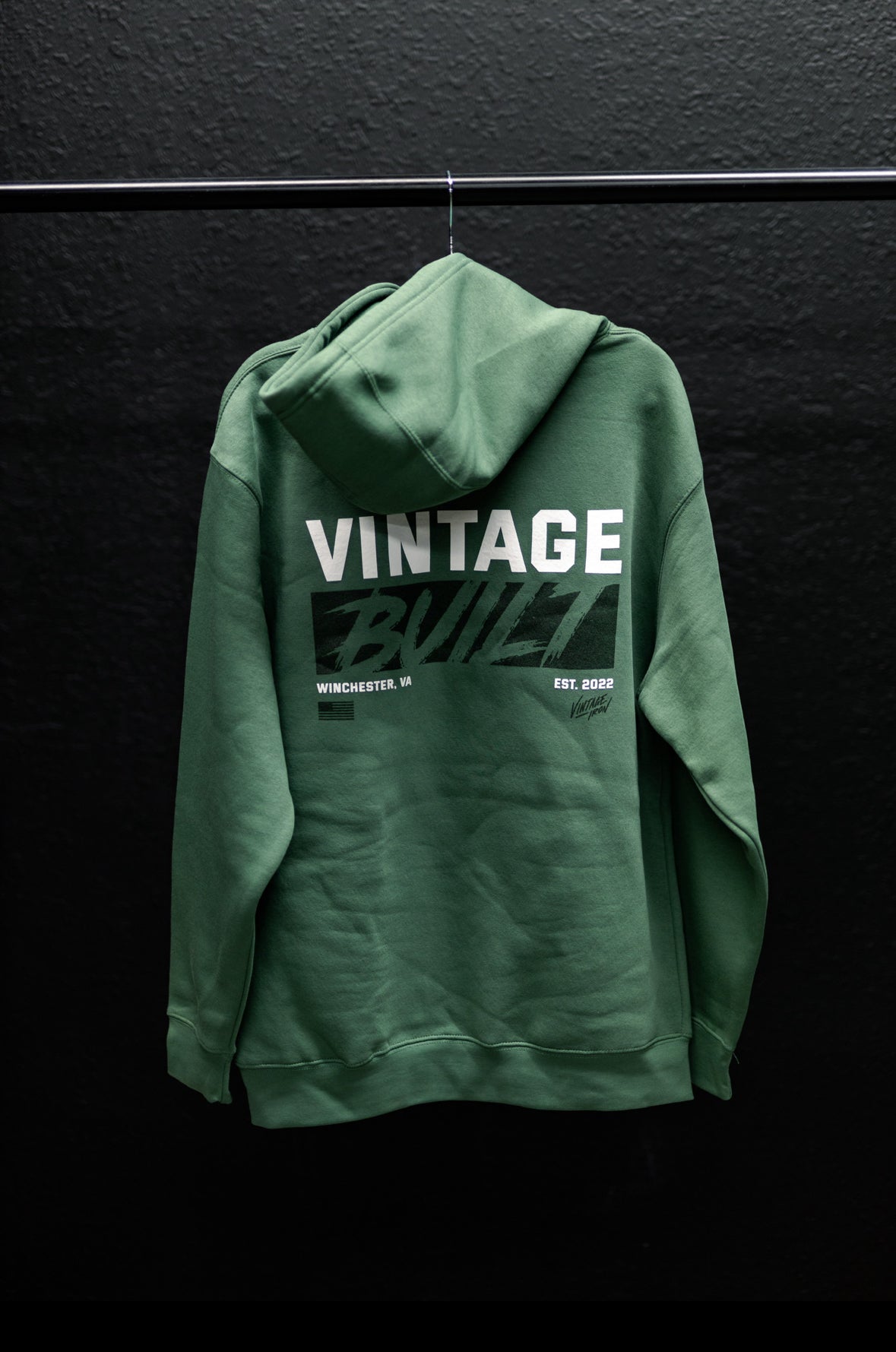 Vintage Built Hoodie - Sage