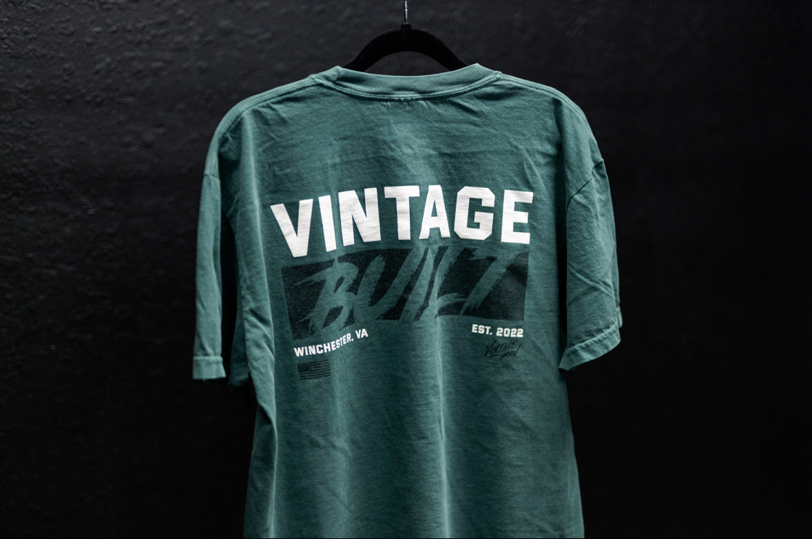 Vintage Built T-Shirt - Moss Green
