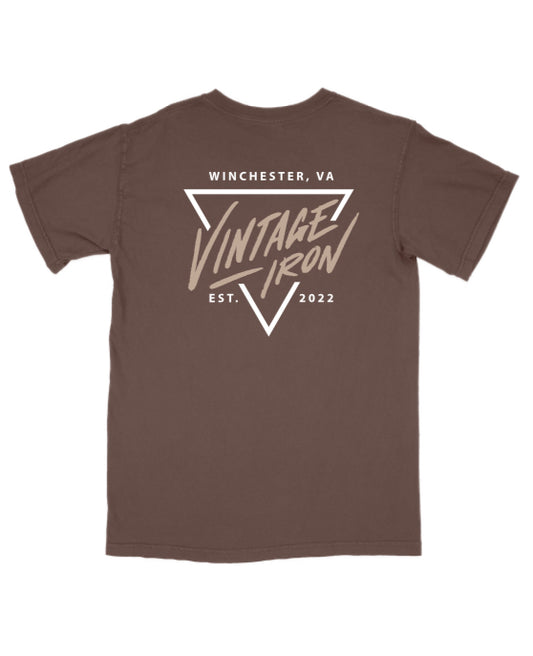 Classic Triangle T-Shirt - Brown/Brown