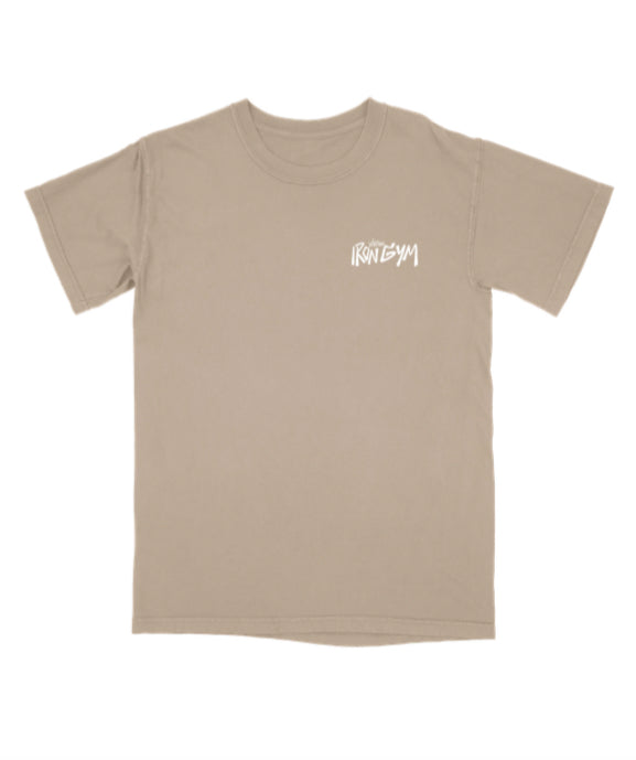 Pump City Limited Edition Tee (back design) - Sand