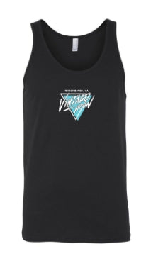 Classic Triangle Tank Top - Black