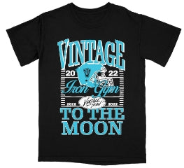Vintage Football Pump Cover - Black/Blue