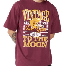 Vintage Football Pump Cover - Burgundy/Gold